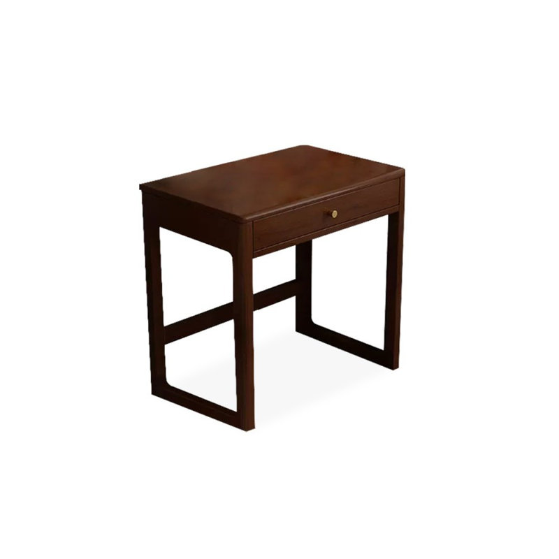 Bureaux rectangulaires en bois massif, Noyer, H 29,53 po x l 27,56 po x P 19,69 po