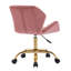 Chaise de bureau pivotante en velours Alec-208481611