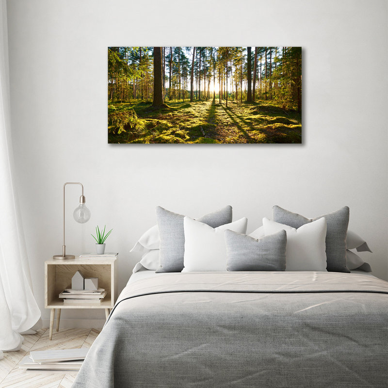 A Pine Forest - No Frame Print on Canvas