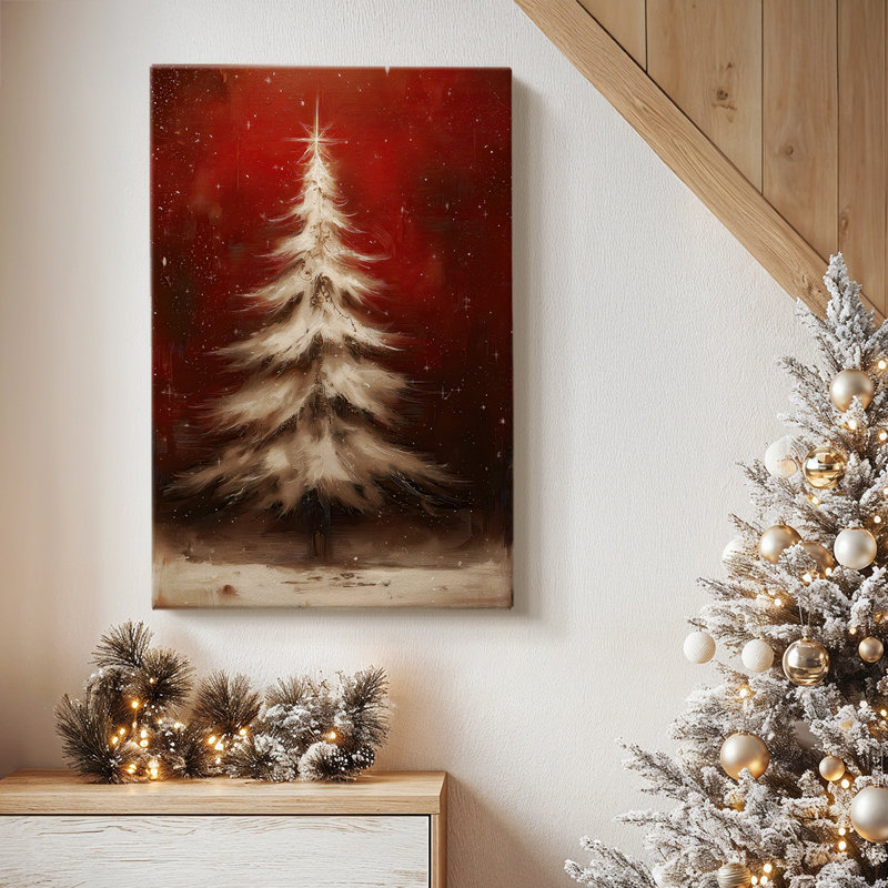 Toile tendue sur toile Fireside Dusk, H 18 po x l 12 po