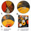 Colorful Colorful Melody I - Disques vinyle, art mural en métal, salon-890109377