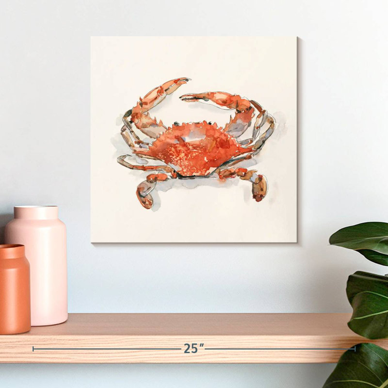 Yarlin Crusty Crab II, 16" H x 16" W