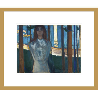 The Voice  Summer Night by Edvard Munch -Framed Giclee Print