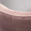 Timber Legged Accent Chair In Mauve Velvet With Button Back Back, Solid Wood Legs, Modern-125223512