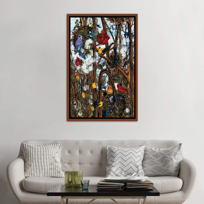 «Thicket», reproduction sur toile tendue, H 60 po x l 40po x P 1,5 po, Toile avec cadre en bois classique