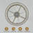 20" Caged Crystal Ceiling Fan With Remote Control-1102701992