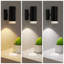 Ensemble de deux appliques murales à piles avec trois options de température de couleur - Appliques murales rechargeables sans fil à intensité variable avec boule magnétique pour la chambre à coucher, le chevet et le décor de lecture