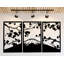 Art mural fleur de cerisier Sakura - décoration murale florale japonaise - sculpture d'arbre de fleur de cerisier - œuvre de fleur de nature élégante - décoration de jardin d'inspiration zen - décoration murale minimaliste en fer moderne - cadeau fl-86792829-86792830