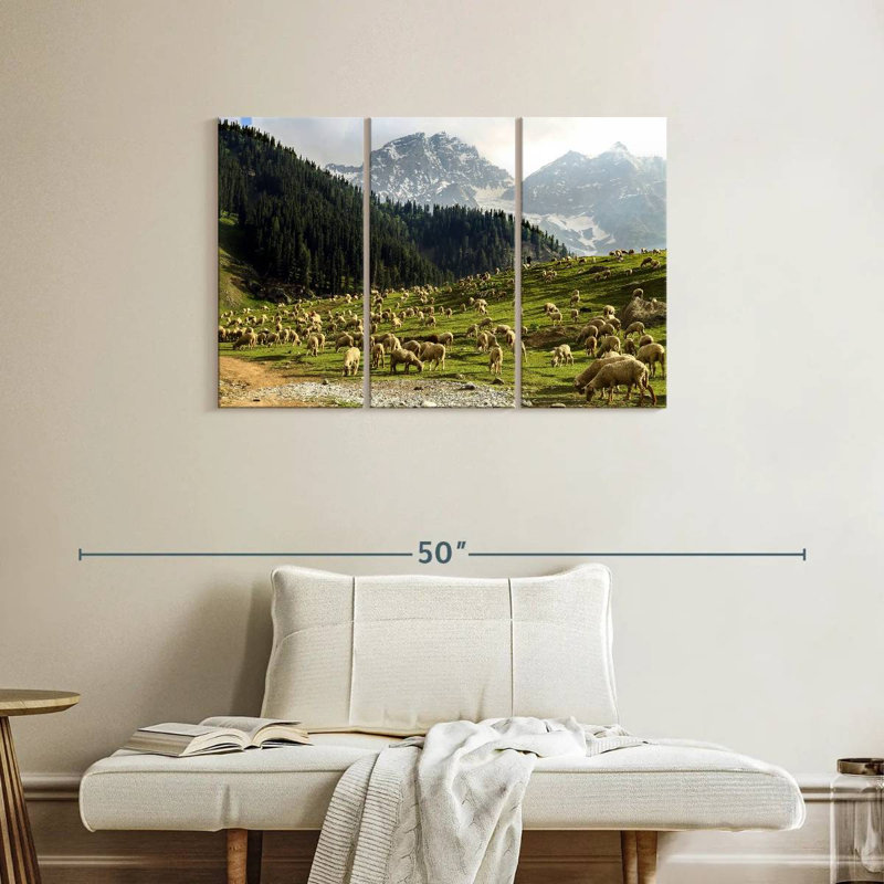 Brampt Kashmir Valley Sheep, 24" H x 38" W
