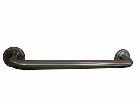 Made to Match Laurel Designer Grab Bar, Brushed Nickel, 18"