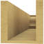 Queue de chevron Newport Woodgrain TimberThane, brun clair apprêté-88142345