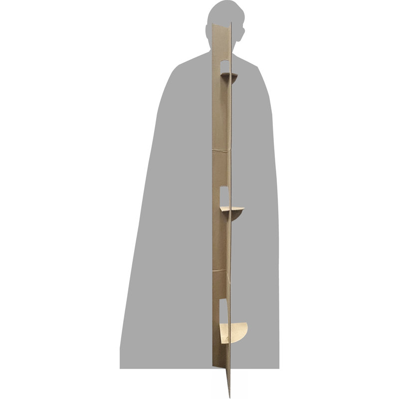 H48851 Archevêque Fulton J Sheen en carton découpé debout