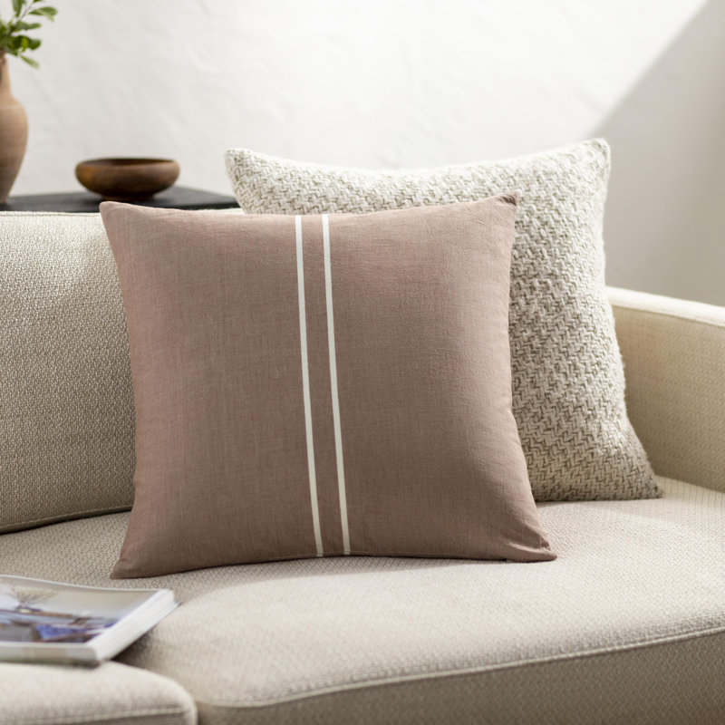 Wautoma Accent Throw Pillow with Fill, 18"H x 18"W, Pillow Cover Only - No Insert, Yellow