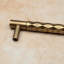 Antique Brass Diamond Textured T-Bar Handles-128949568