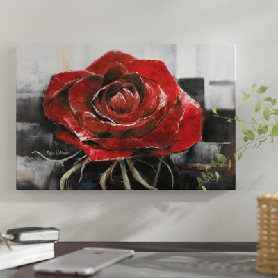 " Blooming Red Rose " by Rian Withaar