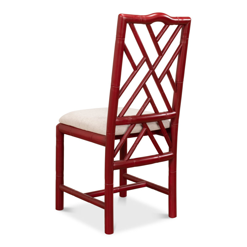 Upholstered Dining Chair, Red