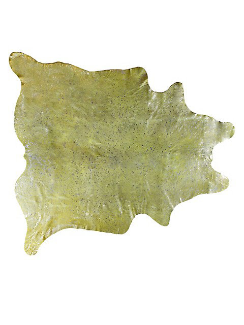 Tapis vert/argenté vache Naglee