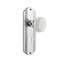 Deco Plate with Decorative Keyhole and Waldorf White Milk Knob-1615226009