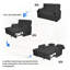 61-Inch Large-Size Living Room/Bedroom Fabric Sofa Bed Combination, Reinforced Iron Frame, Storage Pocke On Both Sides, Adjustable Backrest.-1763231569