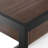 Erina Solid Acacia Wood and Metal Modern Industrial Writing Desk with Drawers and Flip-Down Keyboard Tray-148800587-148800588