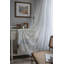 Paire de rideaux en dentelle blanche avec vagues géométriques blanches - Paire de rideaux boho-716961884