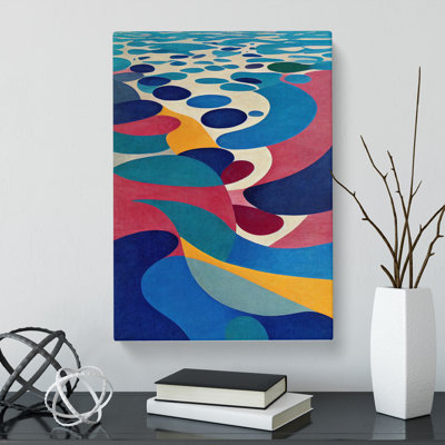 Seascape Abstract Vol.1 - Wrapped Canvas