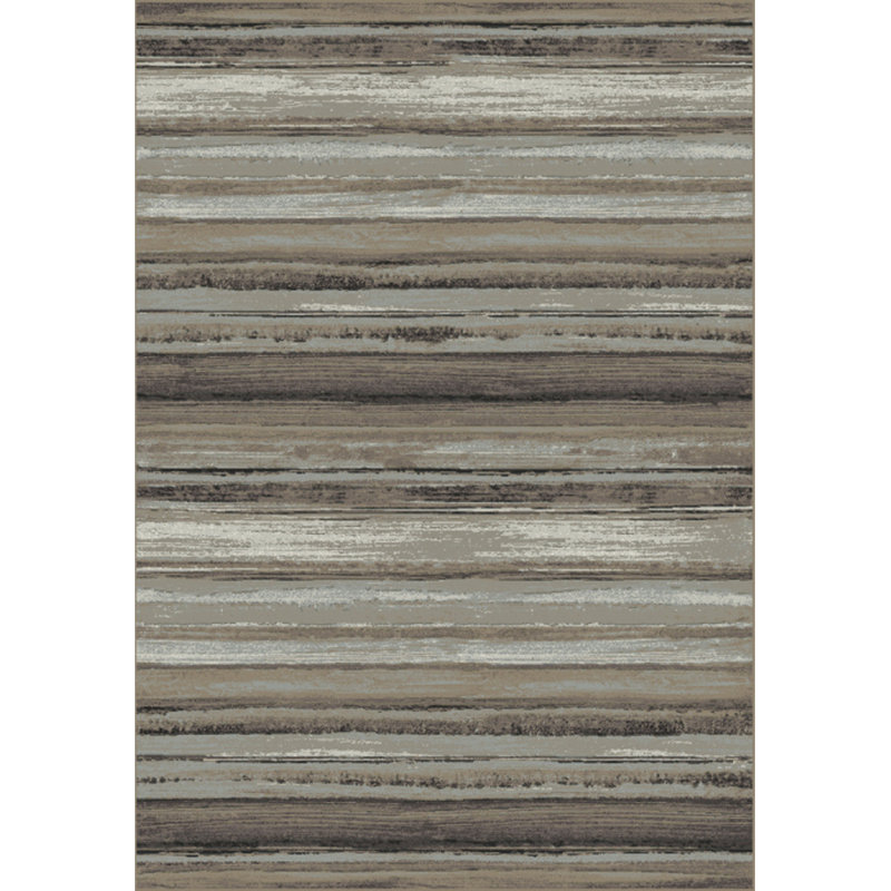 Miskell Viscose Striped Indoor Rug, Rectangle 2' x 3'5"