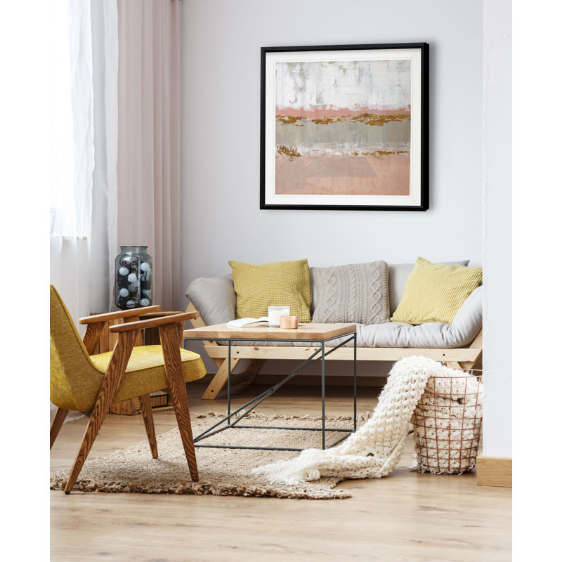 Sedona Sunrise - reproduction d'art, H 30,5 po x l 30,5 po x P 1,5 po, Cadre plastique noir