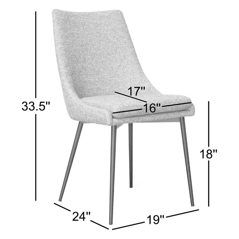 Chaise Charlz, Bleu azur