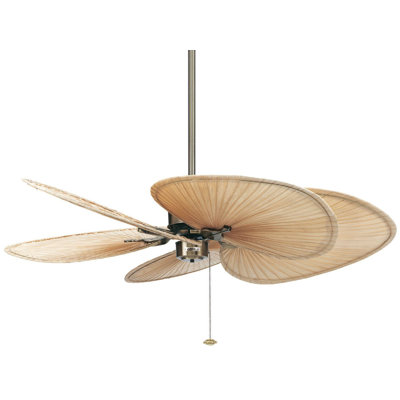 Islander 22 inch Indoor Ceiling Fan Wide Oval Palm Blade Set of 5