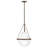 Sculptural 15 in. Transitional Teardrop Glass Pendant