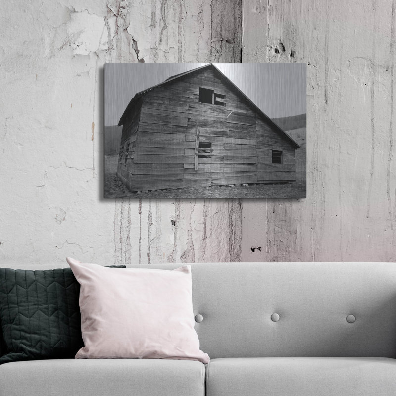 «Weather Worn 4» par Alicia Ludwig, art mural en métal, H 24 po x l 36 po