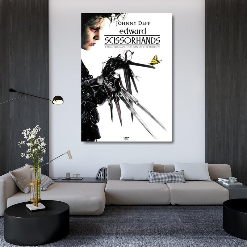 Edward Scissorhands, H 48 po x l 34 po