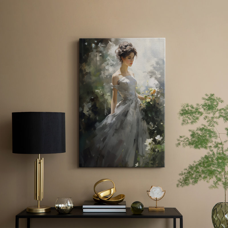 WOMEN Series DLXV - Toile tendue avec châssis Premium - Prêt à être accroché