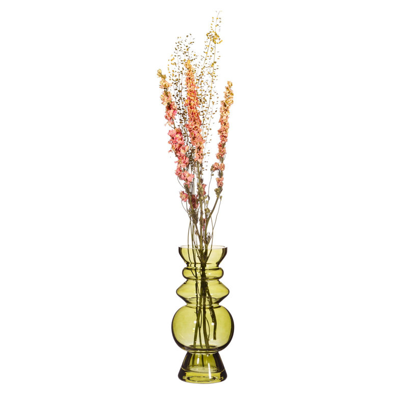 Asheley Glass Decorative Urns & Jars, Green