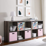 Hamlett 30" W x 44" H Cube Bookcase