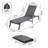 Outdoor Chaise Lounge Chair With 5-position Adjustable Back, Foldable Patio Lounge, 400 Lbs-42474464