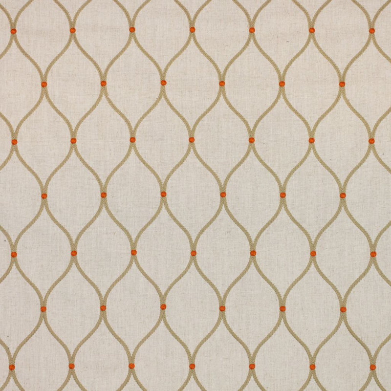 Ricci Trellis Fabric, Sherbet