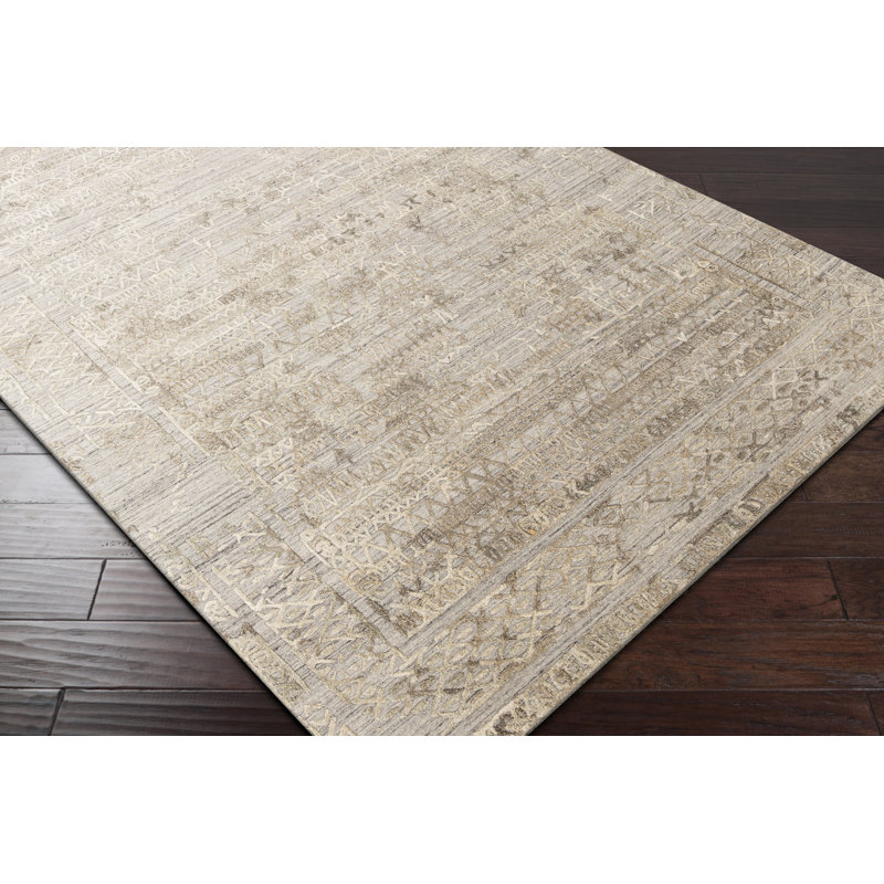 Paxson Viscose Southwestern Indoor Rug, Rectangle 6' x 9'