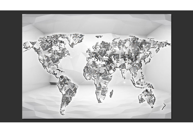Diamond Map 2.45m x 350cm Wallpaper, 400 cm x 280 cm
