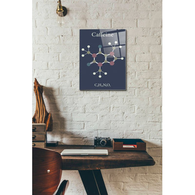 «Caffeine Molecule», art mural en verre acrylique