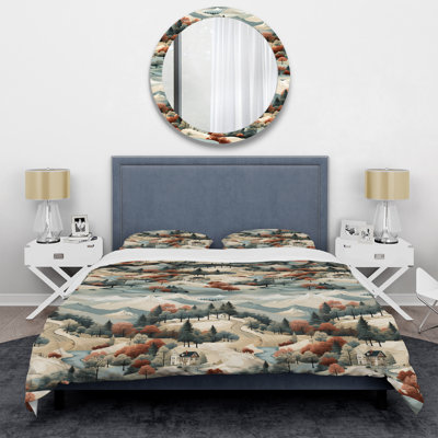 Ensemble de housse de couette Mountain Cabin