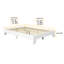 Cadre de lit plateforme Boyd Sleep Lugano - Design minimaliste moderne, support de lattes en bois massif, aucun sommier nécessaire, assemblage facile, fabrication silencieuse, mobilier de chambre élégant - Collection Lugan-804982391-804982389