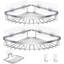 Longstreet Adhesive Stainless Steel Shower Shelf-2087708578