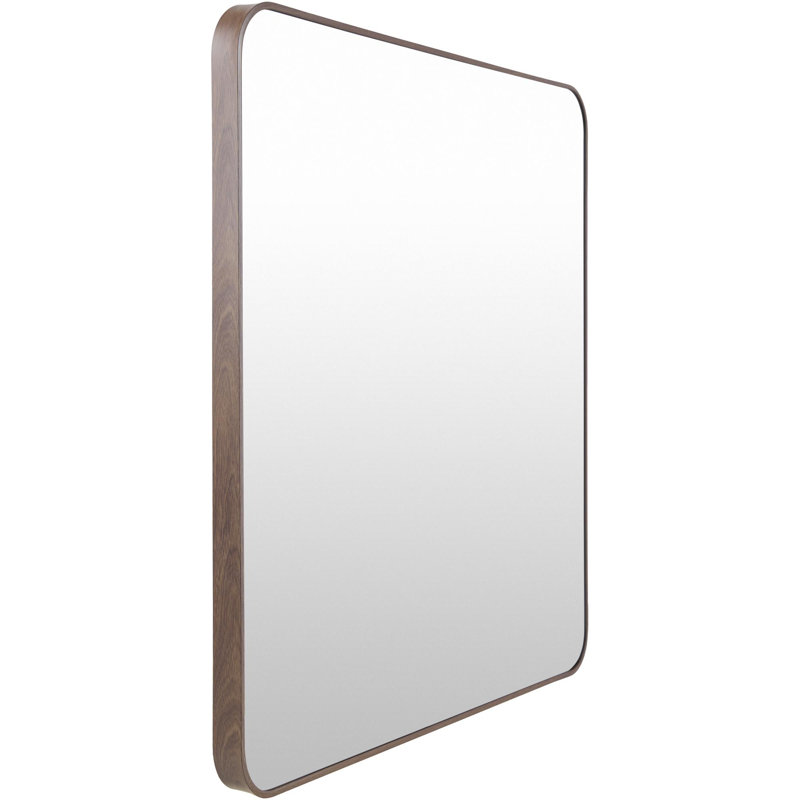 Miroir pleine longueur Destefano Essence, 32 po x 32 po, Noyer foncé