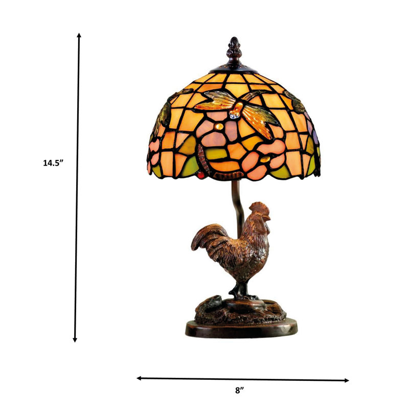 Lampe d'appoint Tiffany Meadow Rooster