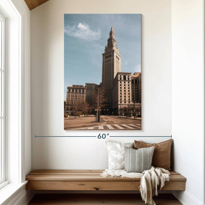 Lilie, centre-ville de Cleveland, H 51 po x l 34 po