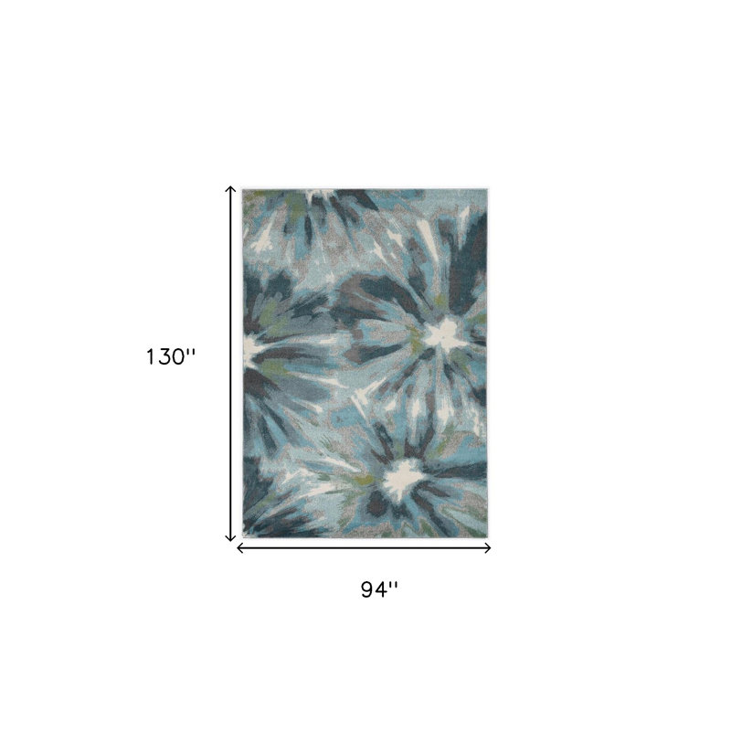 Tapis sarcelle 8 pi x 11 pi
