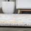 Tapis gris clair / bleu foncé / orange Lorena-1603686240