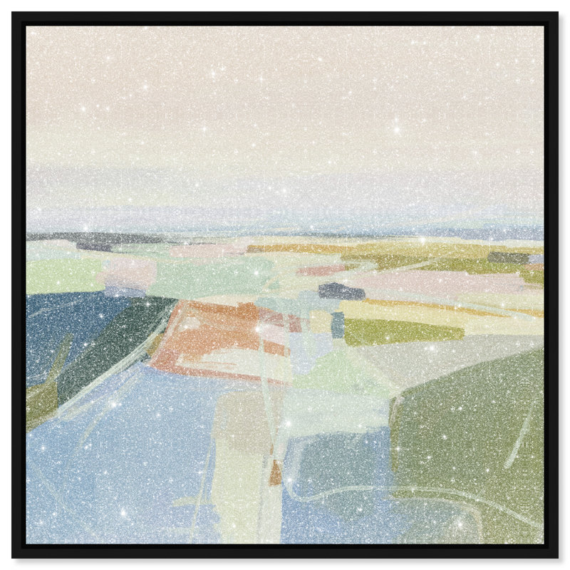 Almost There Print by Oliver Gal, 17" H x 17" W, Black Floater Frame